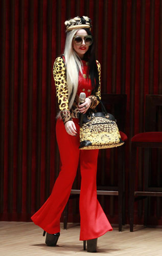 Lady Gaga promotes new album in Taiwan