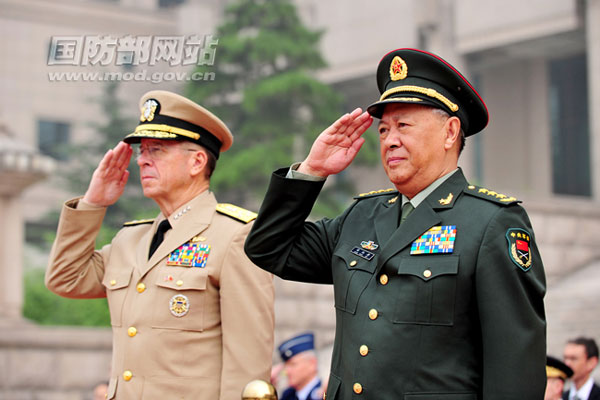 US military chief in China to improve ties