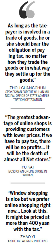 A taxing issue for online shops