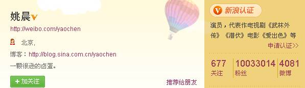 Chinese microblog queen has 10m followers