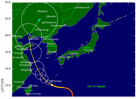 Typhoon Muifa – LIVE REPORT