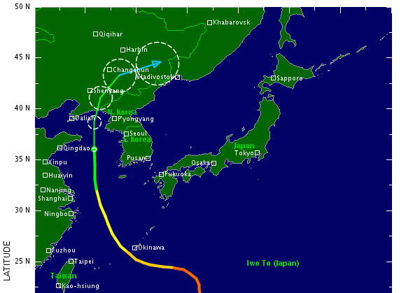 Typhoon Muifa – LIVE REPORT