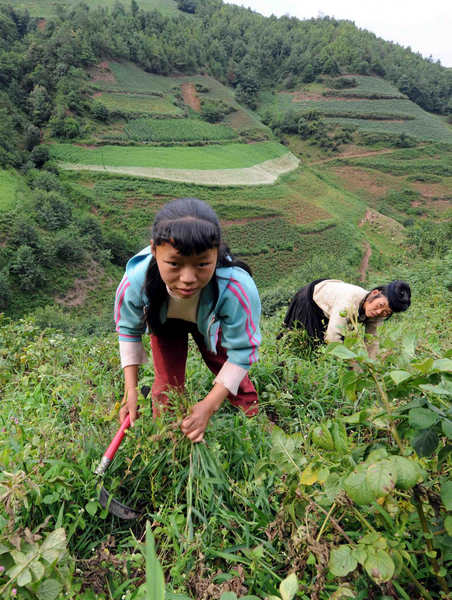 The life of a 13-year-old in rural China