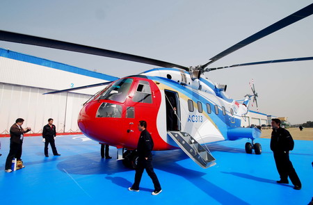 China-made civilian copter hits new height