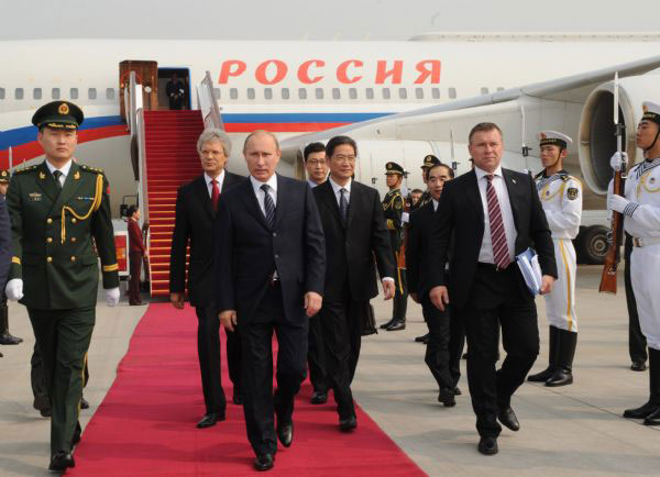 Putin starts official visit to China