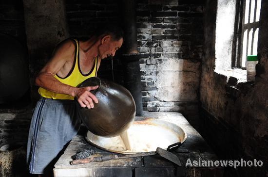 Traditional rice wine-making no successors?