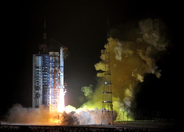 China blasts off another satellite