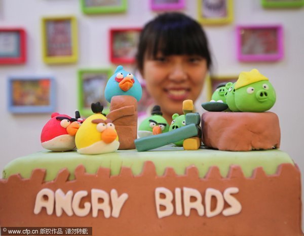 Fondant cakes on vogue in NE China