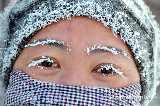 Cold spell continues in East China