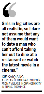 Low wages come in the way of finding a mate