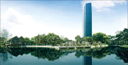 Wheelock Square office in Shanghai's CBD