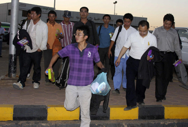 34 Chinese workers arrive in Khartoum