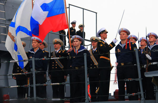 Russian naval flagship arrives in China for joint exercise