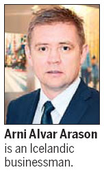 Icelandic businessman likes potential in China