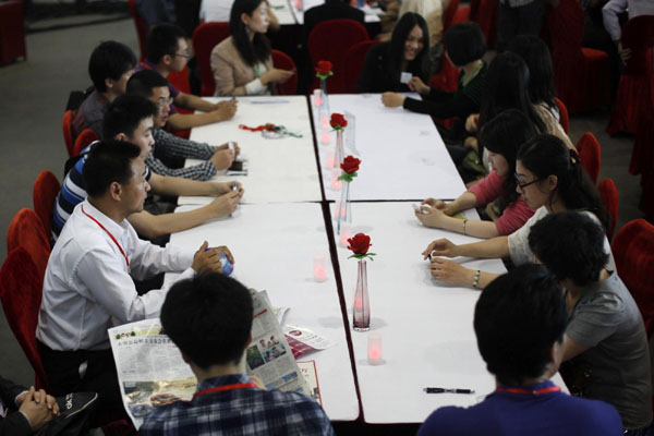 Blind date held in Shanghai