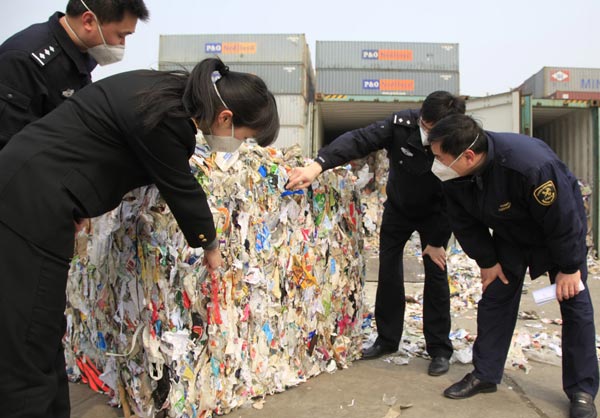 Smuggled solid waste returned to Rotterdam