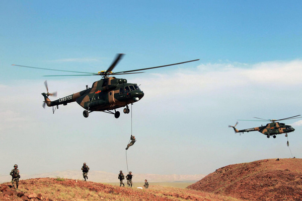 Joint SCO military drill a success
