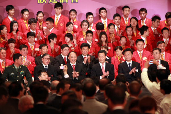 Hong Kong welcomes Olympic champions