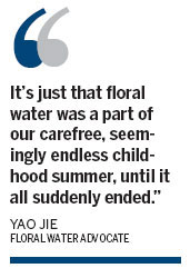 Revival of floral water sprays