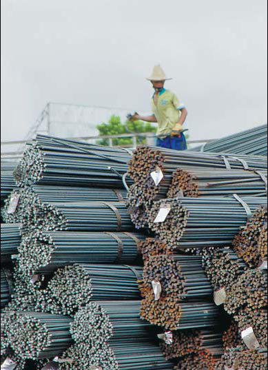Ailing steel industry cheered by construction projects