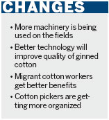 Gradual changes taking place amid bumper harvest