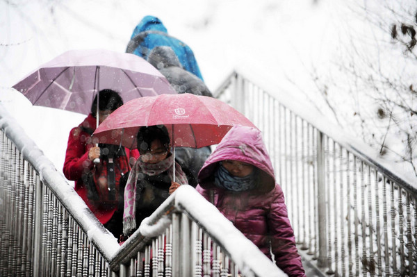 Highways closed as snowstorms hit NE China