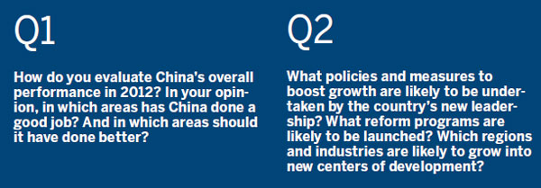 The changes and challenges for economy in 2013