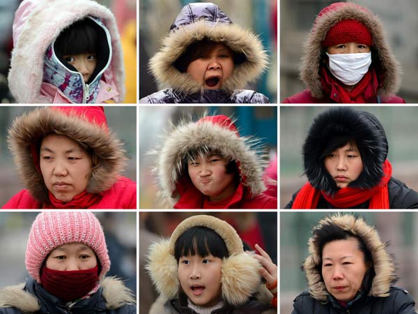 China maintains blue alert for cold wave