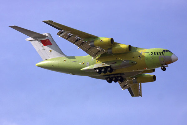 Y-20 gives air power a push