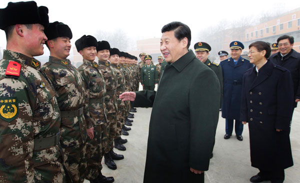 Xi stresses loyalty, stability of armed police
