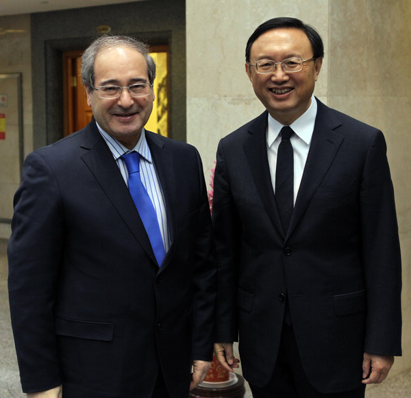 Beijing calls for Syria political transition