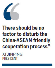 Friendly talks key to resolving issues, Xi says