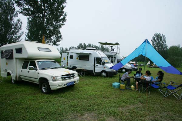 A camper's life traveling the open road