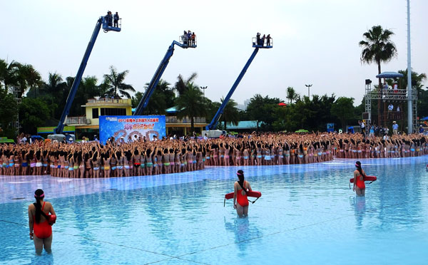 Bikini gathering celebrates summer season