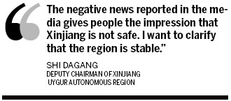 Xinjiang official decries extremism