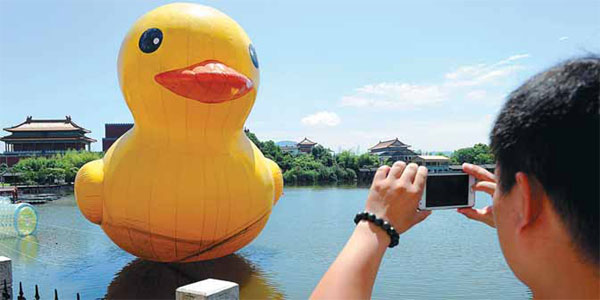 Ducks trigger copyright fears