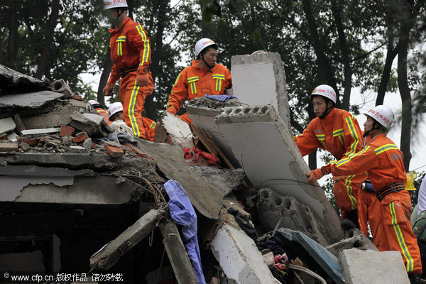 6 dead in E China building collapse