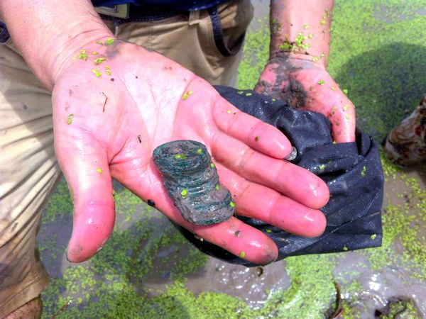 Villagers make a splash for ancient coins