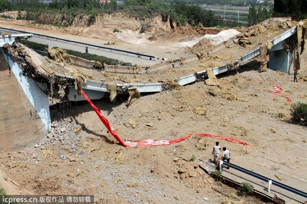 18 bridges blown up in a day