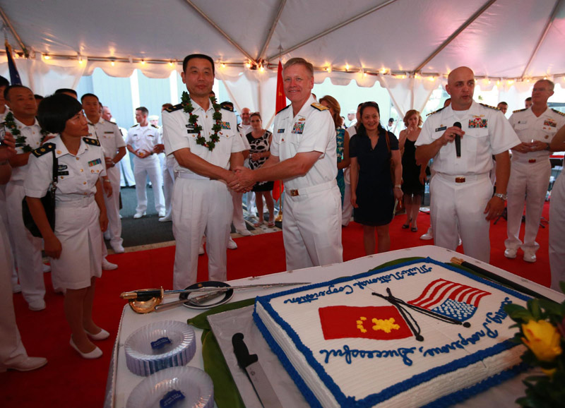 Chinese fleet visits Pearl Harbor in Hawaii