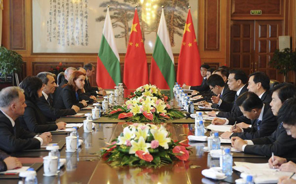 Chinese premier meets Bulgarian PM