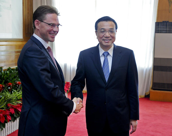 Chinese Premier meets Finland PM