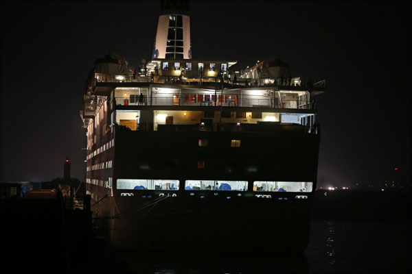 China urges release of detained cruise liner