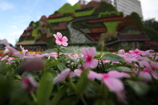 A blooming success in Tian'anmen