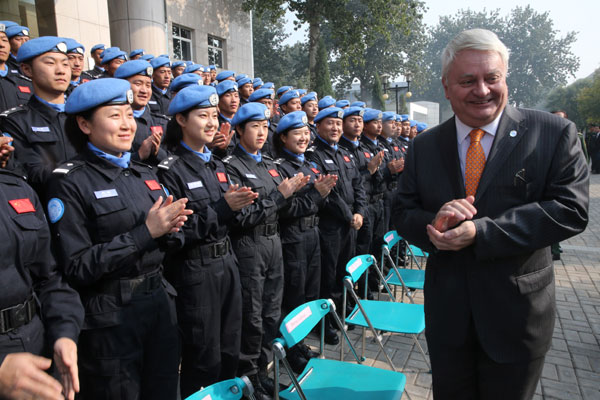 UN peacekeeping chief praises Chinese personnel