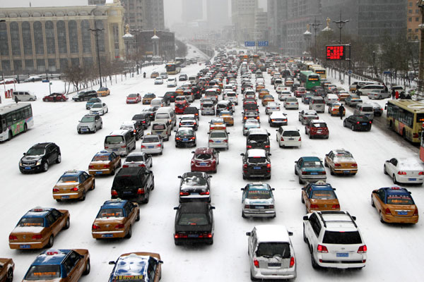 Heavy snow expected to continue in NE China