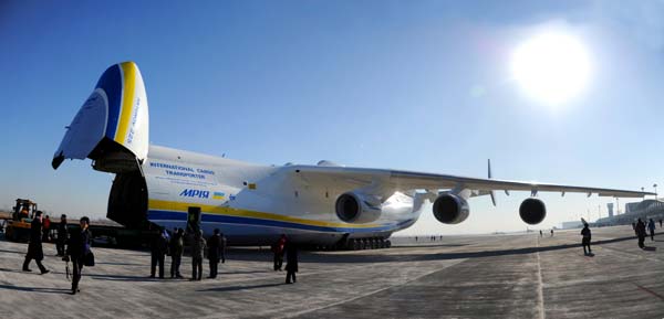 Heavy cargo flights taking off