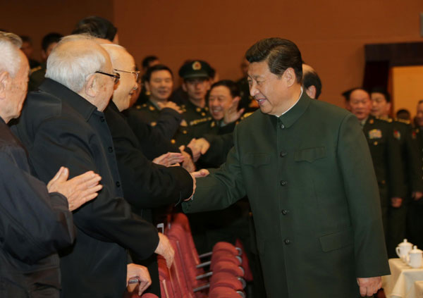 Xi extends greetings to veterans