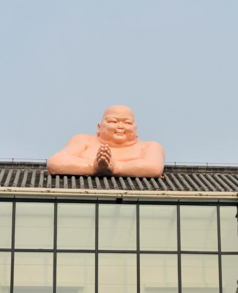 'Naked buddhas' art installation in E China