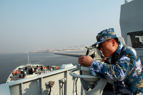 PLA Navy group begins long-distance exercise